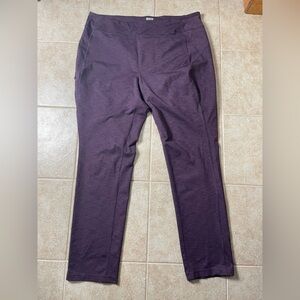 Duluth Trading Co Athletic Slim, Straight Leg Purple Pants, Size XXL